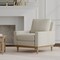 Natural Abstract Damask Woven Pattern Upholstery Fabric by The Yard - SKU: Hudson Beige